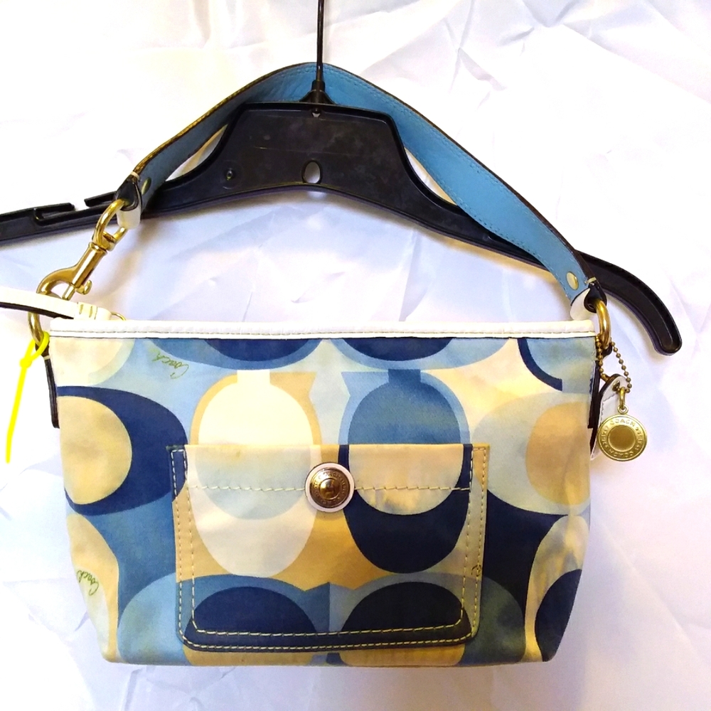 Vintage Signature Coach Small Monogram Baggett L0771-11733